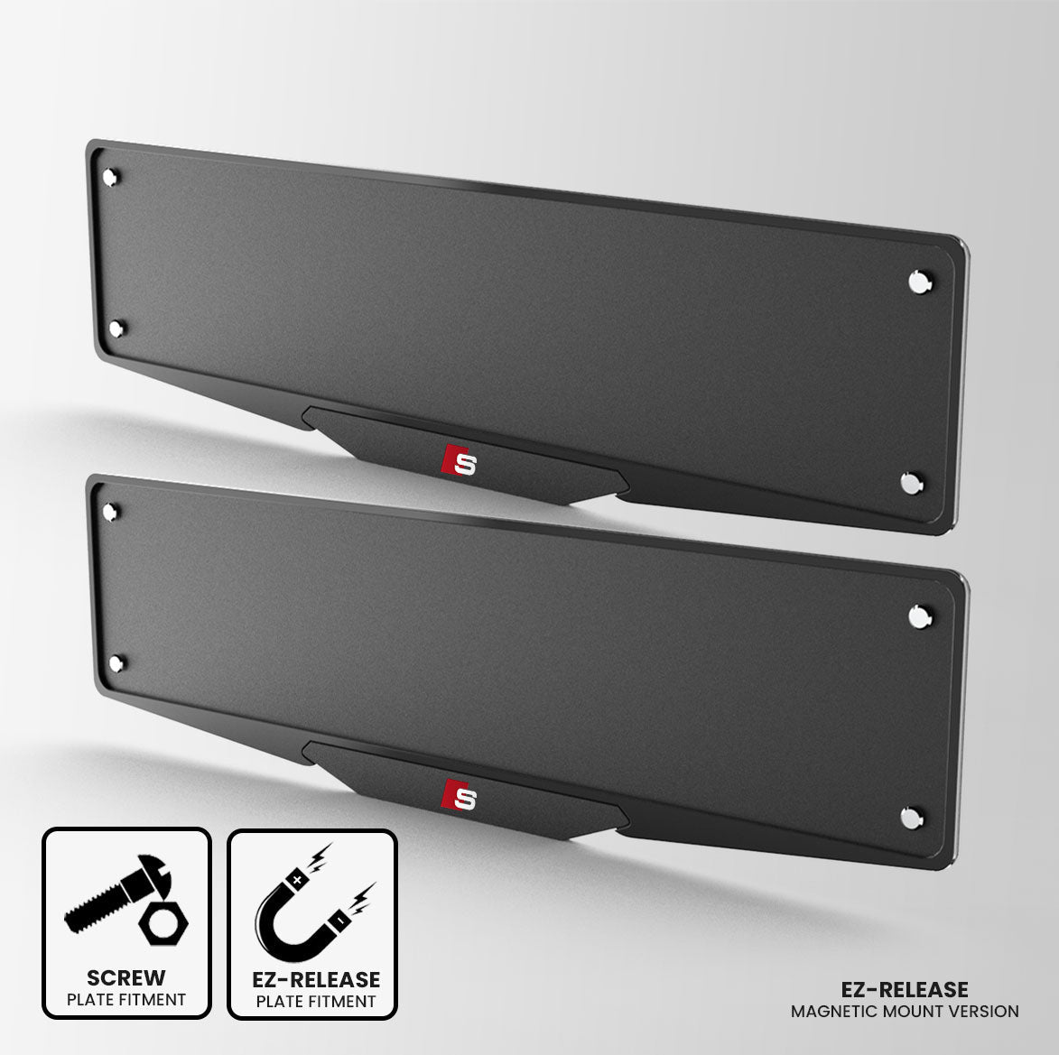 Audi S Inspired Plate Holder