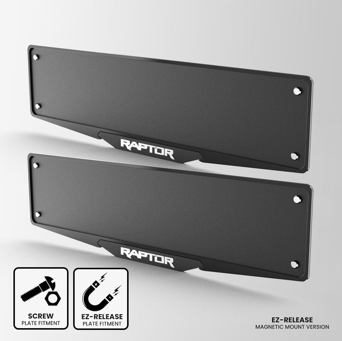 Ford Raptor Inspired Plate Holder