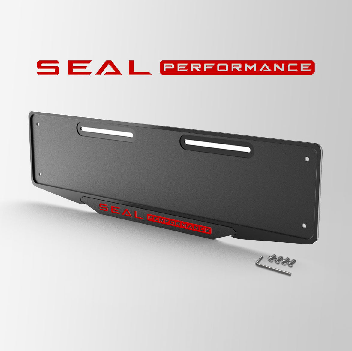 Xignature Plate Holder - for BYD Seal Performance (Red Accent)