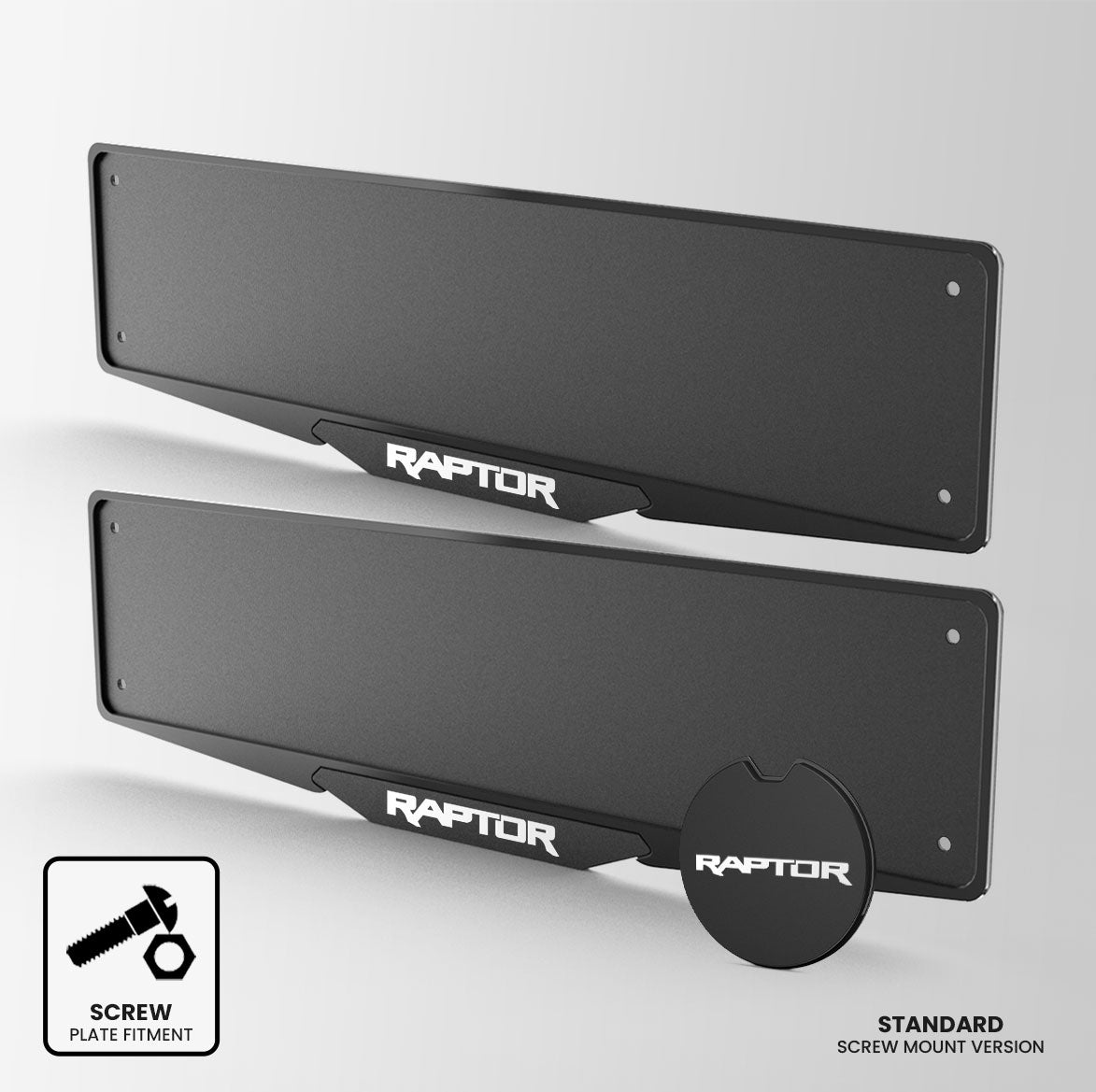 Ford Raptor Inspired Plate Holder