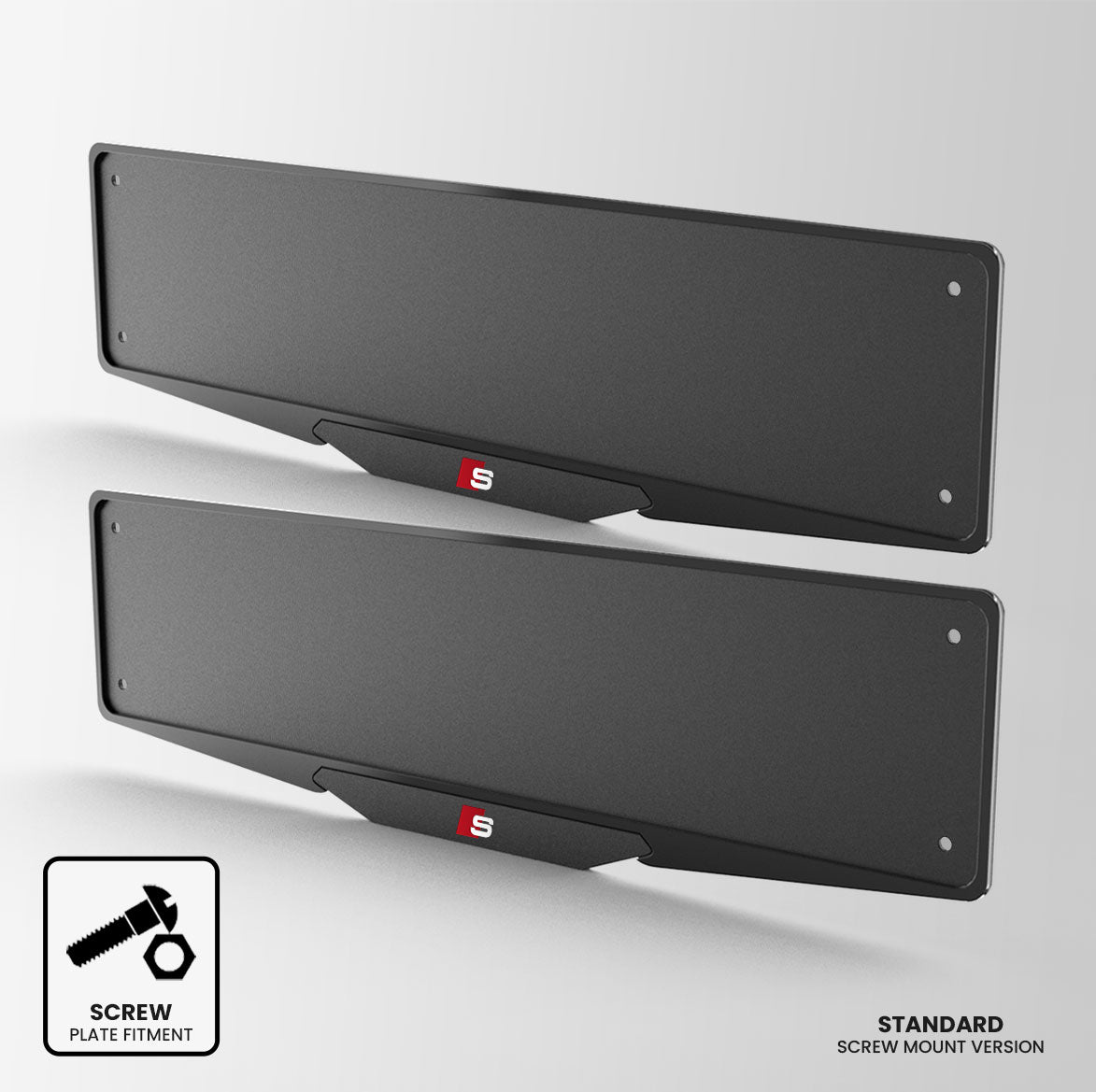 Audi S Inspired Plate Holder