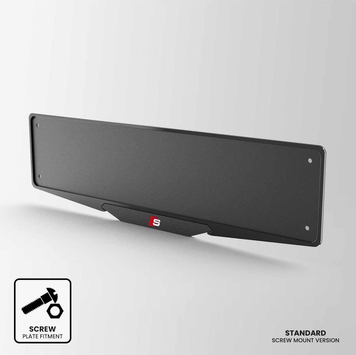 Audi S Inspired Plate Holder
