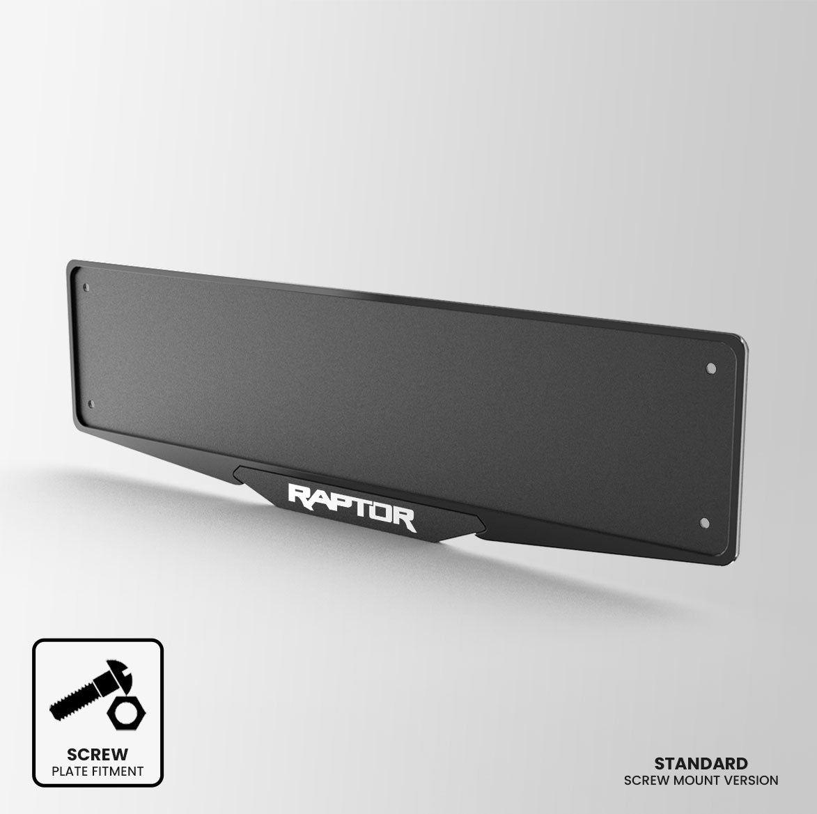 Ford Raptor Inspired Plate Holder