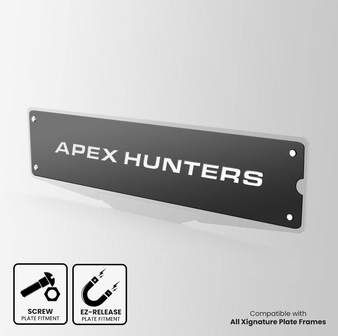 Apex Hunters Show Plate