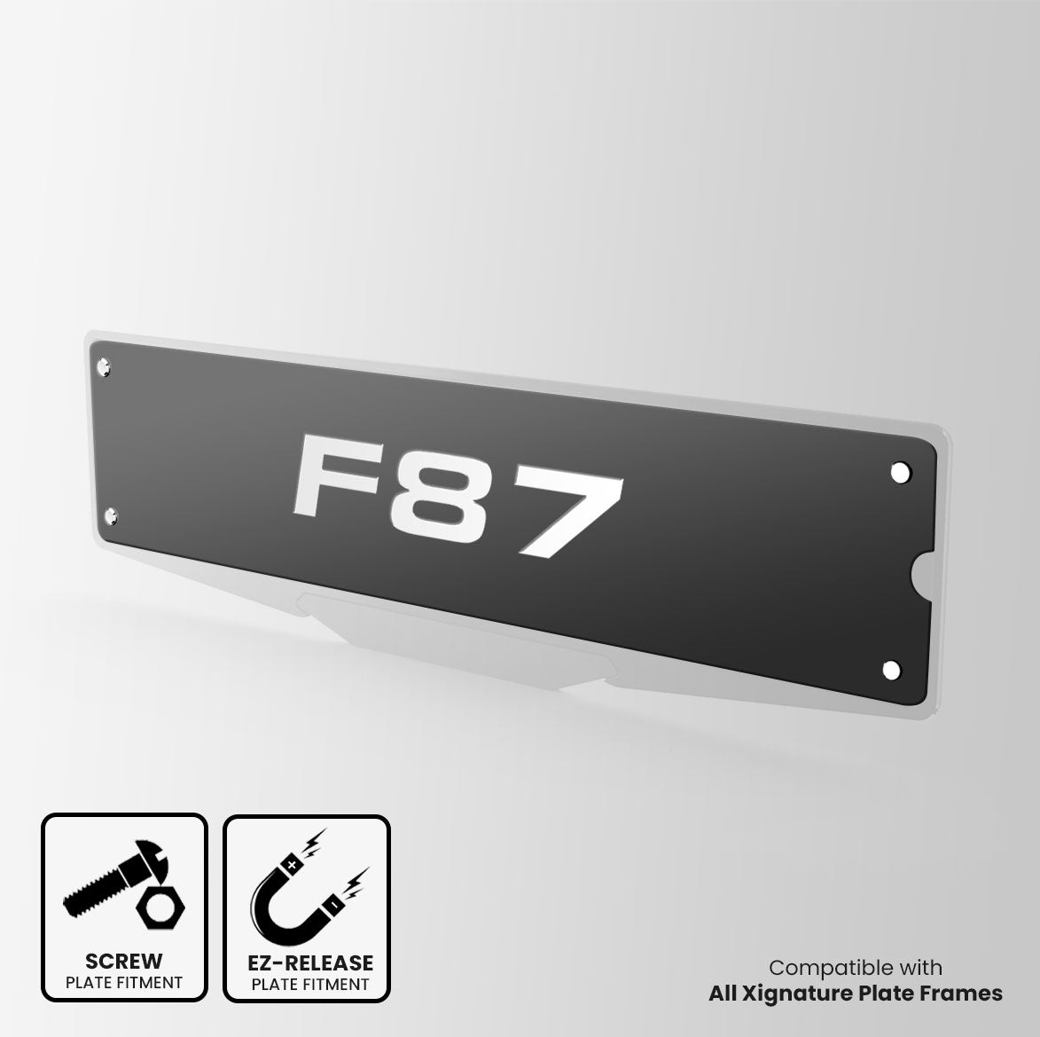 F87 Platform Show Plate