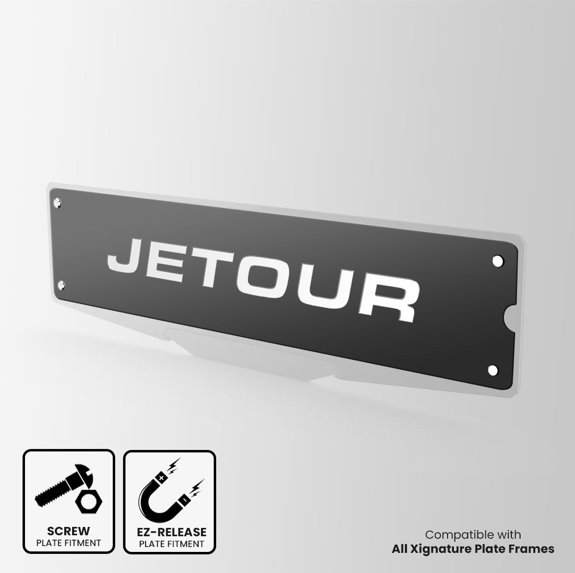 Jetour Inspired Show Plate