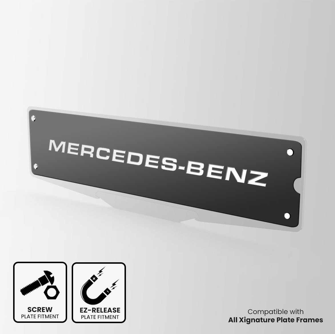 Mercedes-Benz Inspired Show Plate