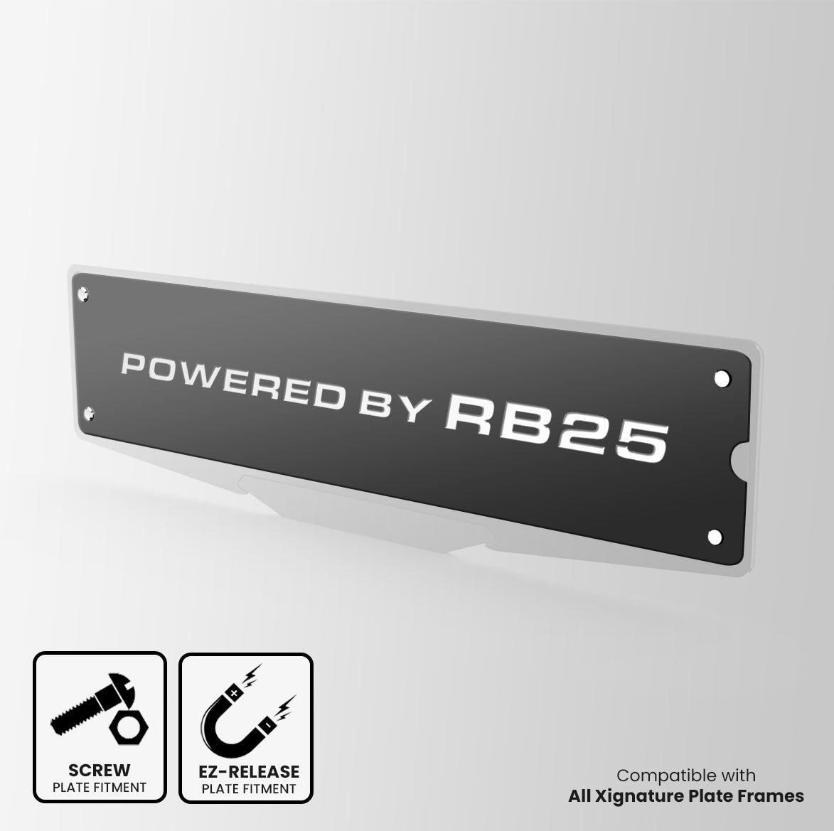 RB25DET Engine Show Plate