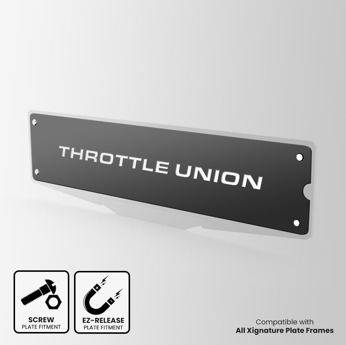 Throttle Union Show Plate