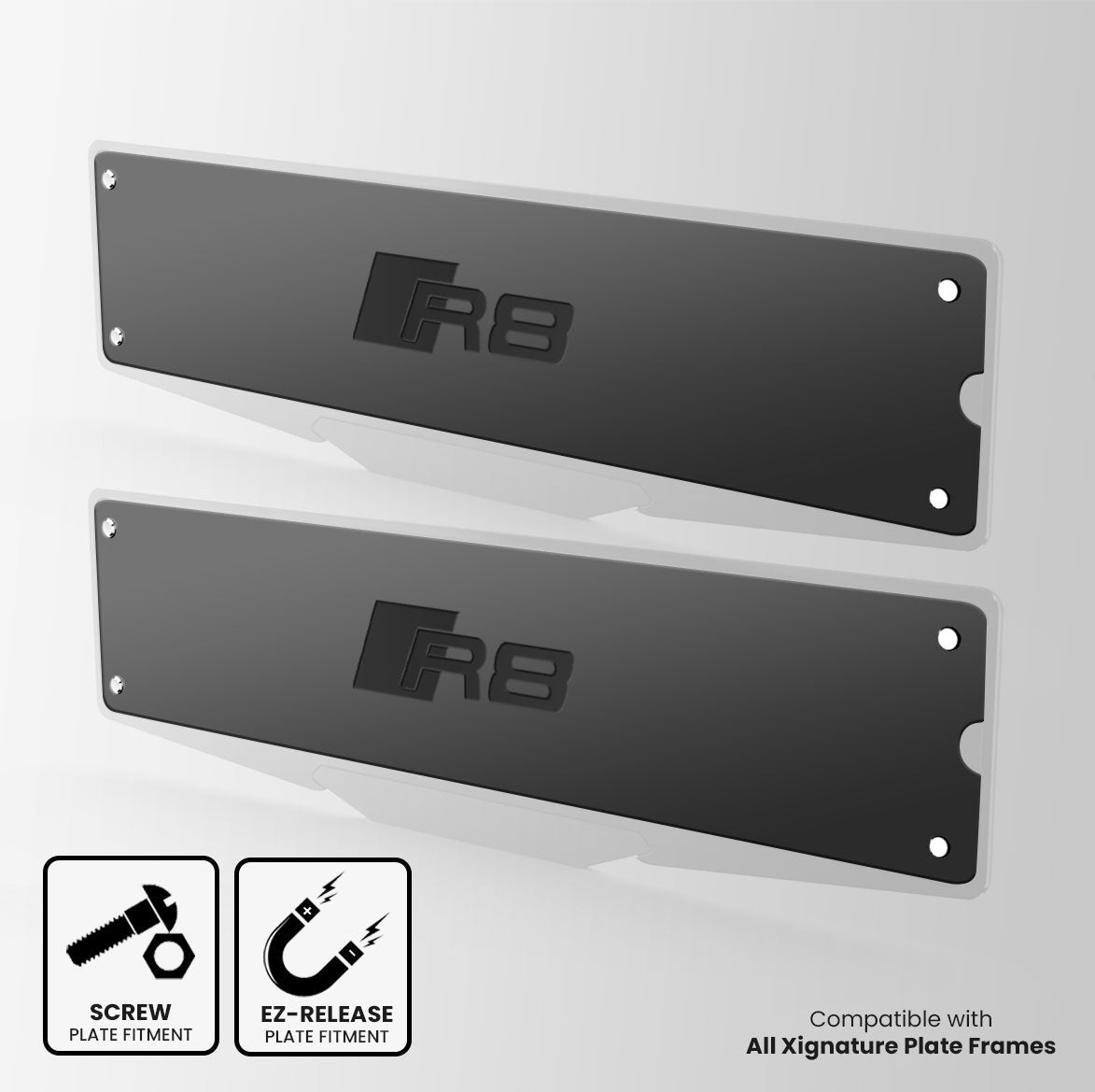 Audi R8 Inspired Show Plate