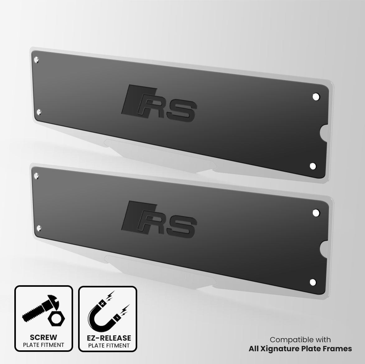 Audi RS Inspired Show Plate