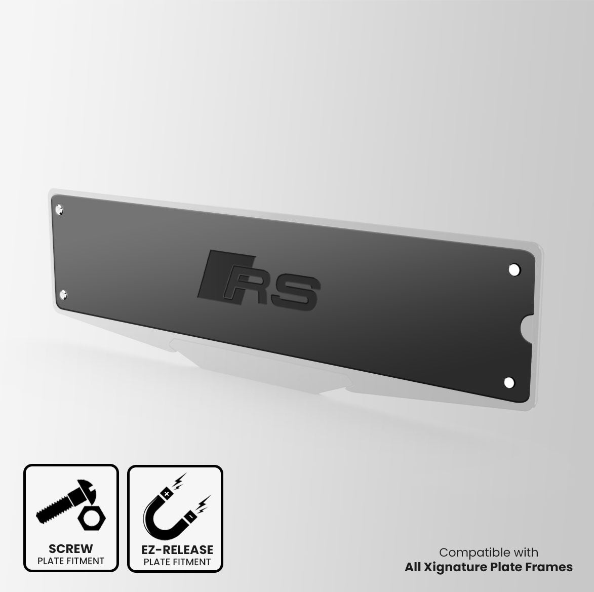 Audi RS Inspired Show Plate