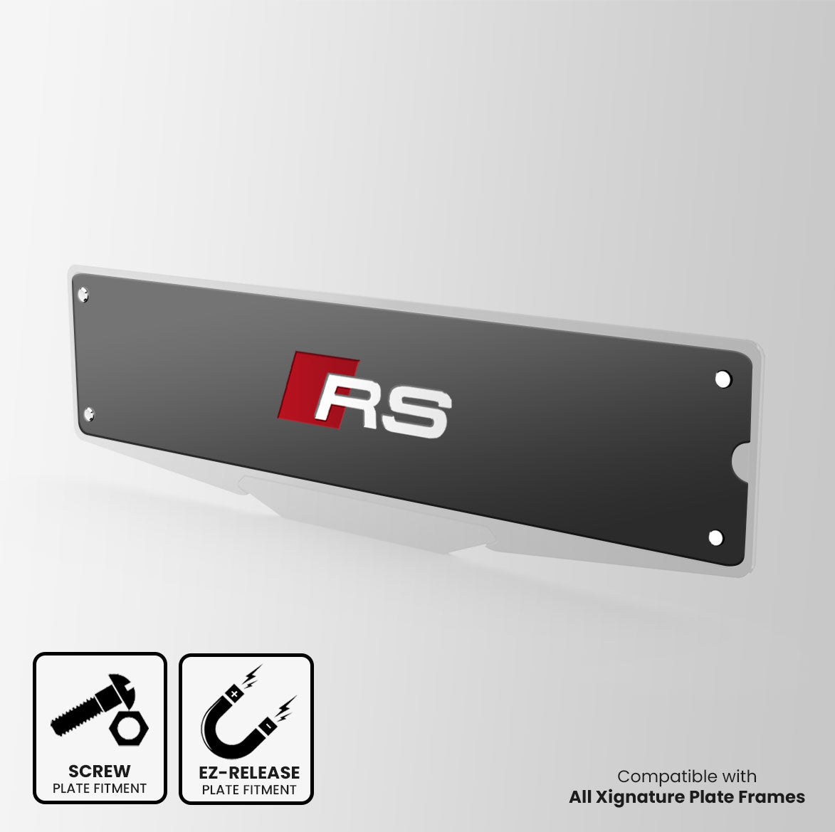 Audi RS Inspired Show Plate