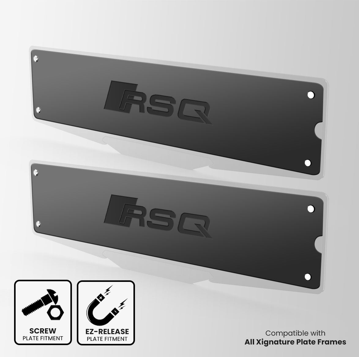 Audi RSQ Inspired Show Plate