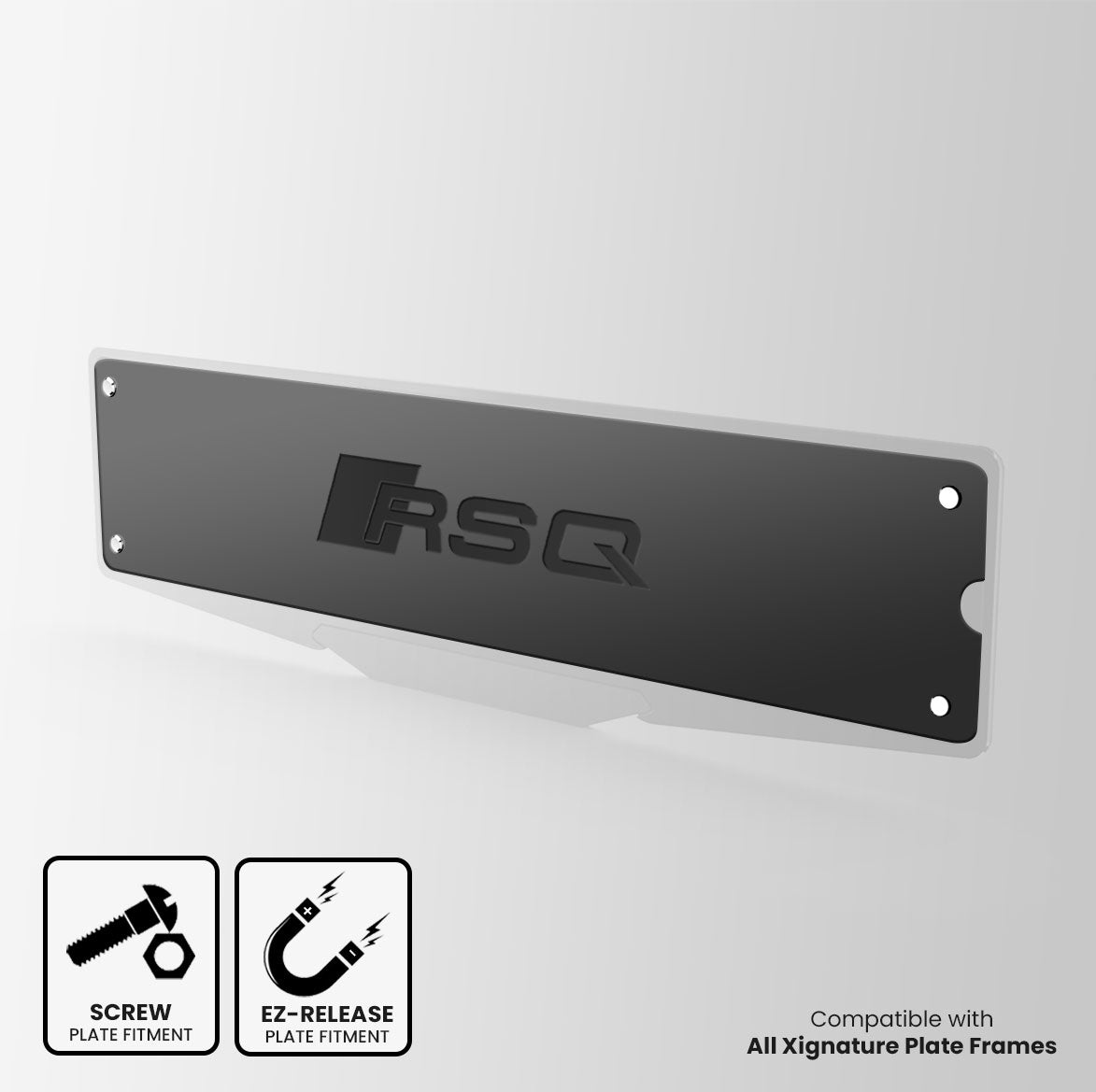 Audi RSQ Inspired Show Plate