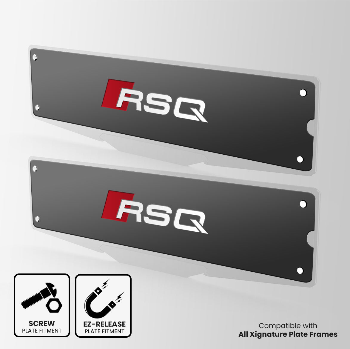 Audi RSQ Inspired Show Plate