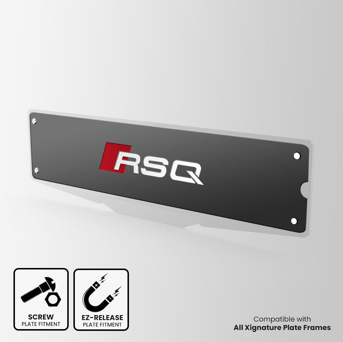 Audi RSQ Inspired Show Plate