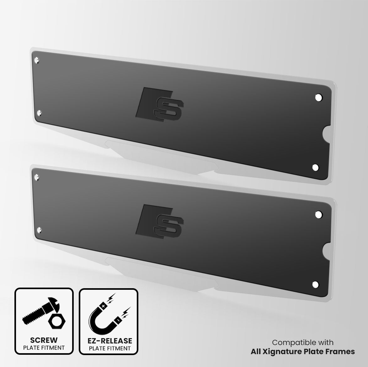 Audi S Inspired Show Plate