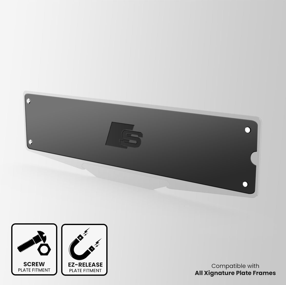 Audi S Inspired Show Plate