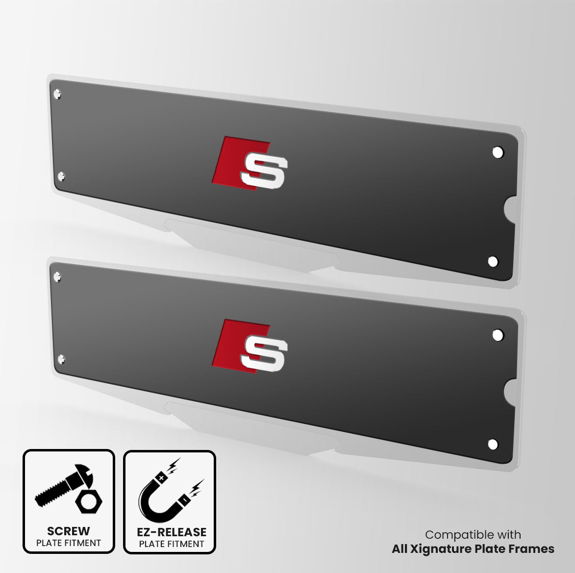 Audi S Inspired Show Plate