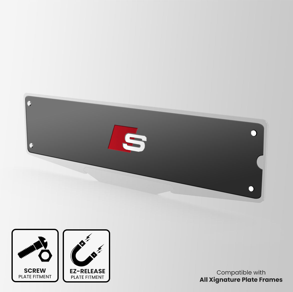 Audi S Inspired Show Plate