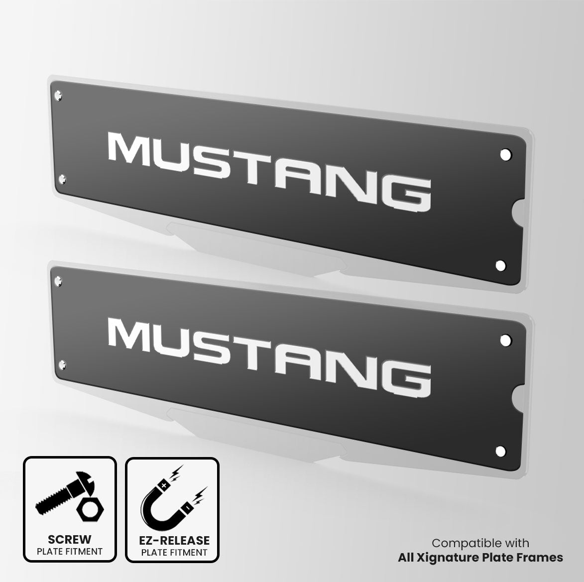 Ford Mustang Inspired Show Plate