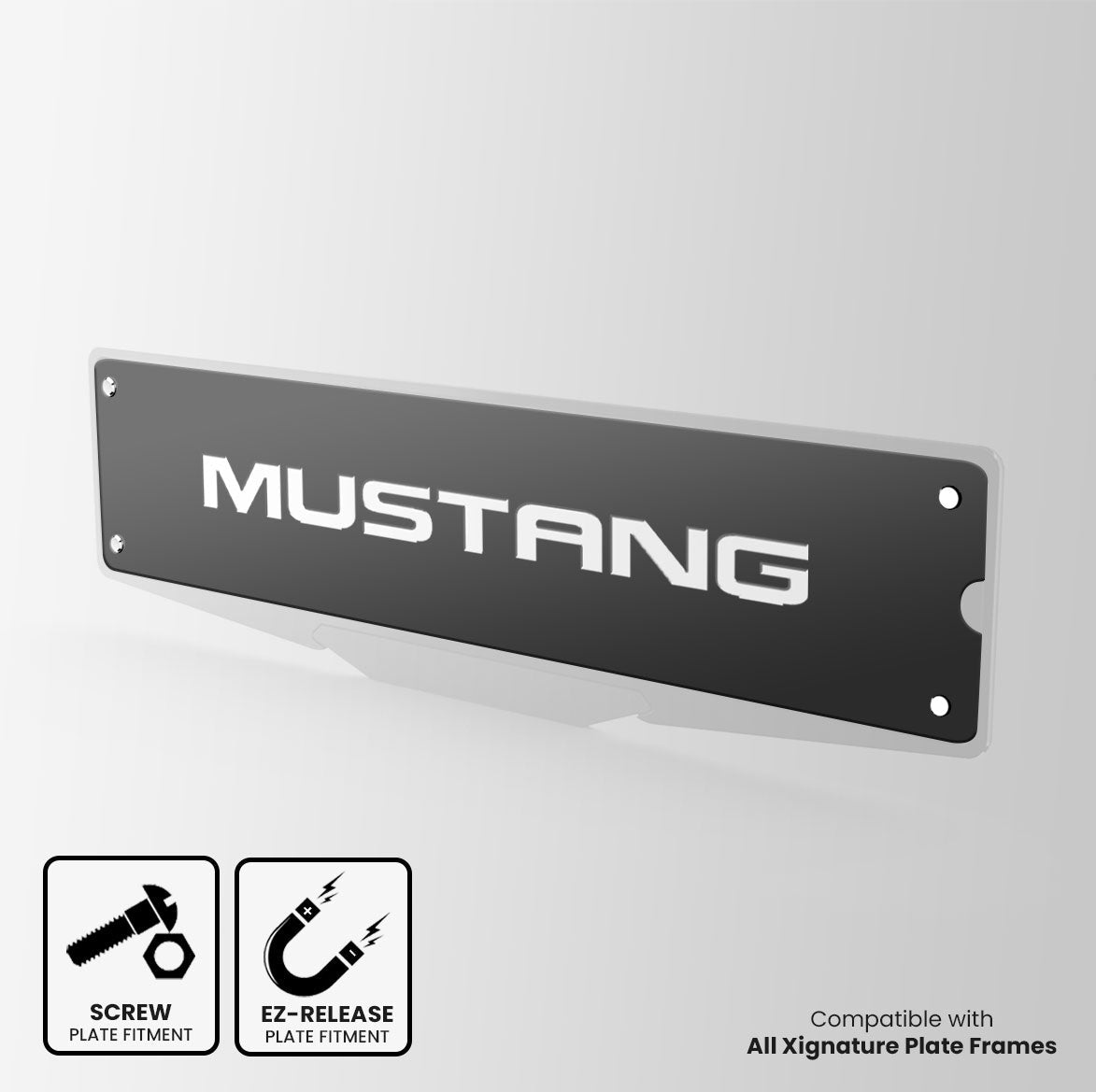 Ford Mustang Inspired Show Plate