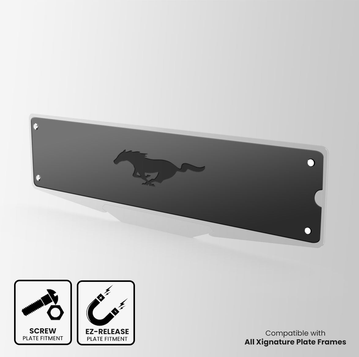 Ford Mustang Icon Inspired Show Plate