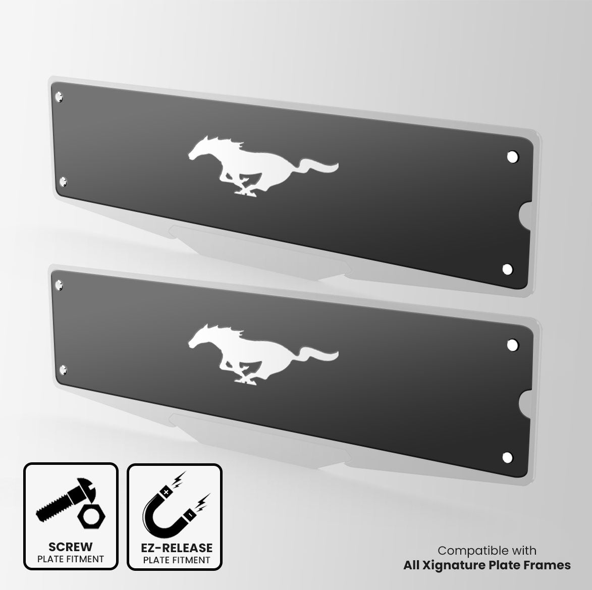Ford Mustang Icon Inspired Show Plate