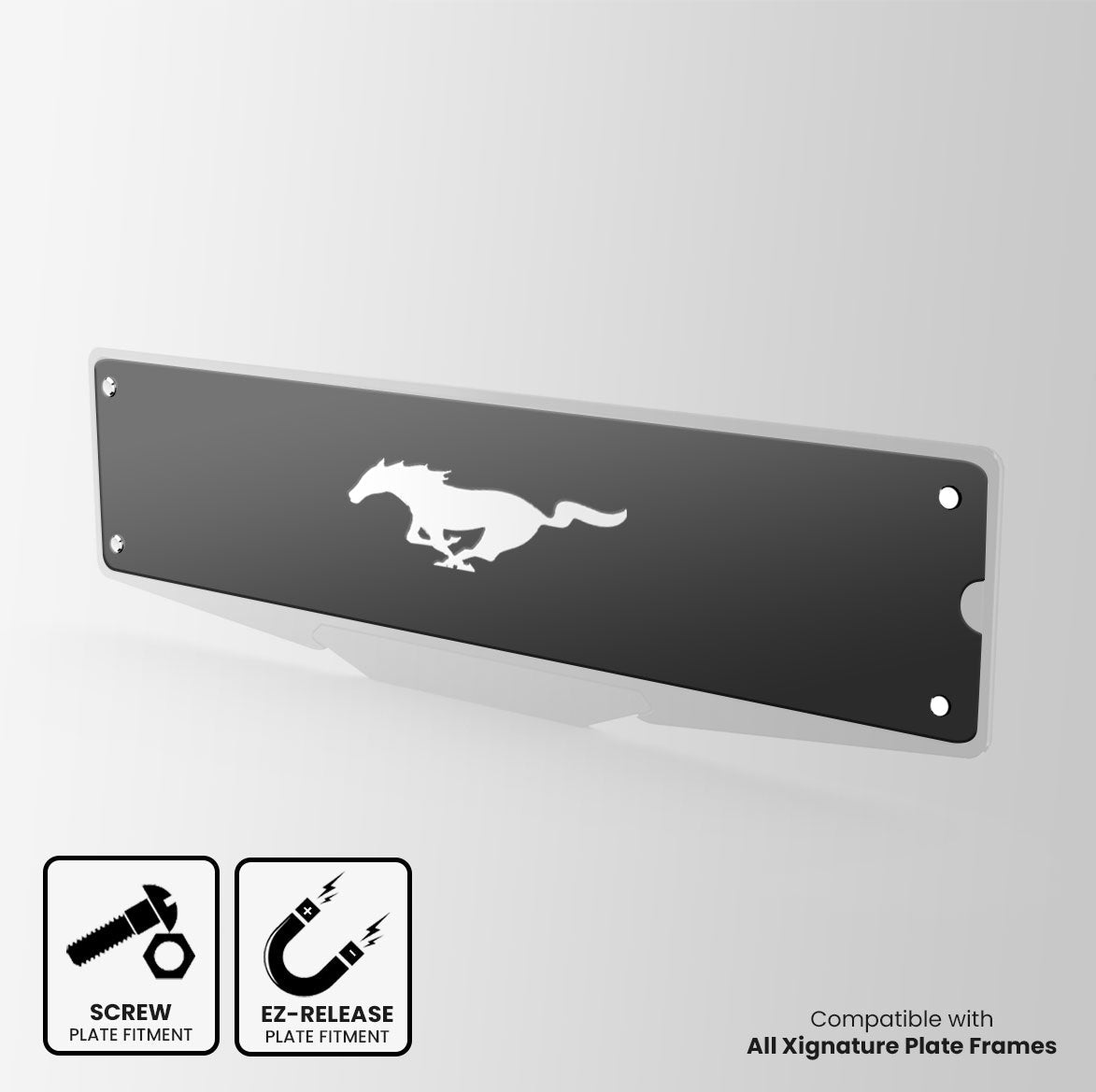 Ford Mustang Icon Inspired Show Plate