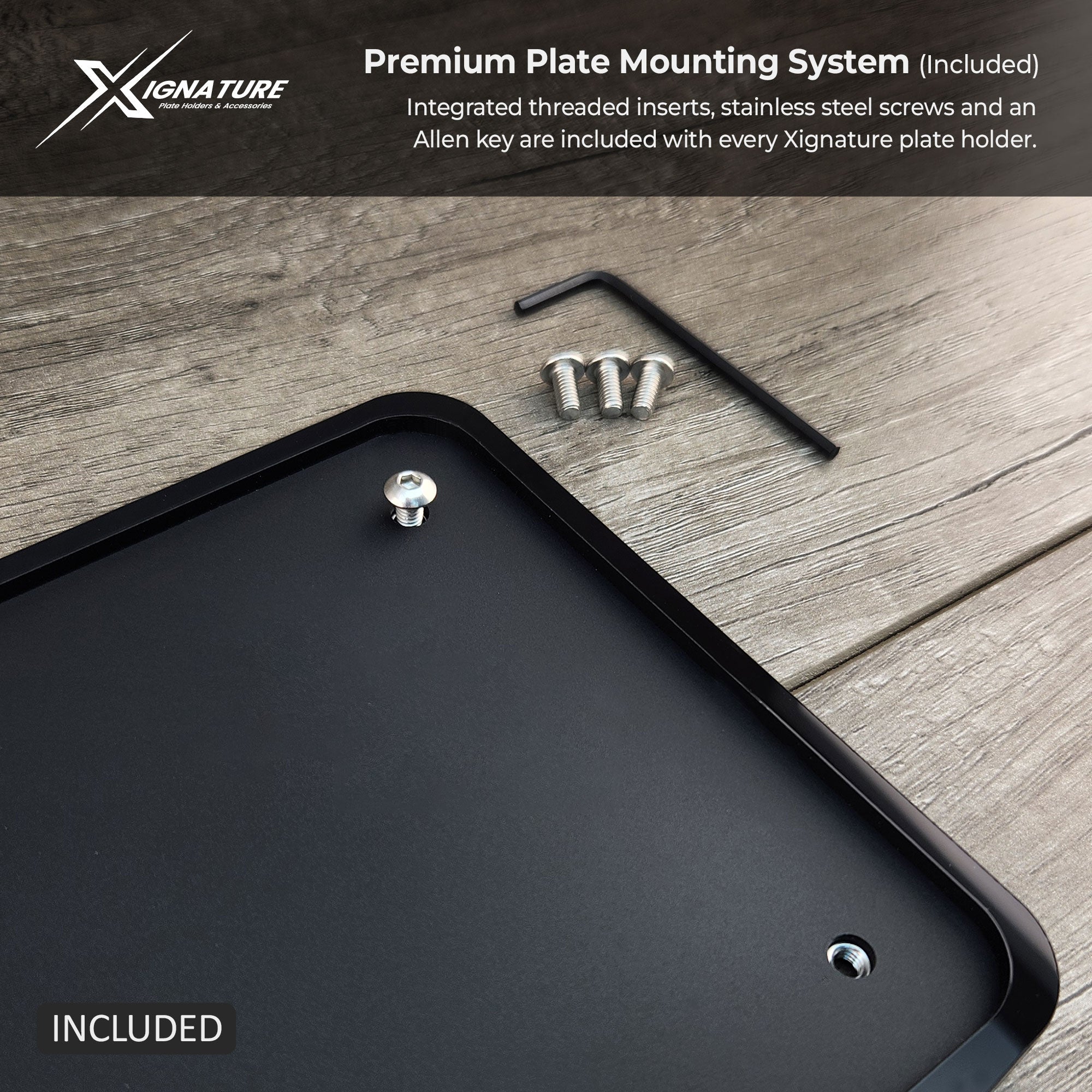 Audi Inspired Plate Holder