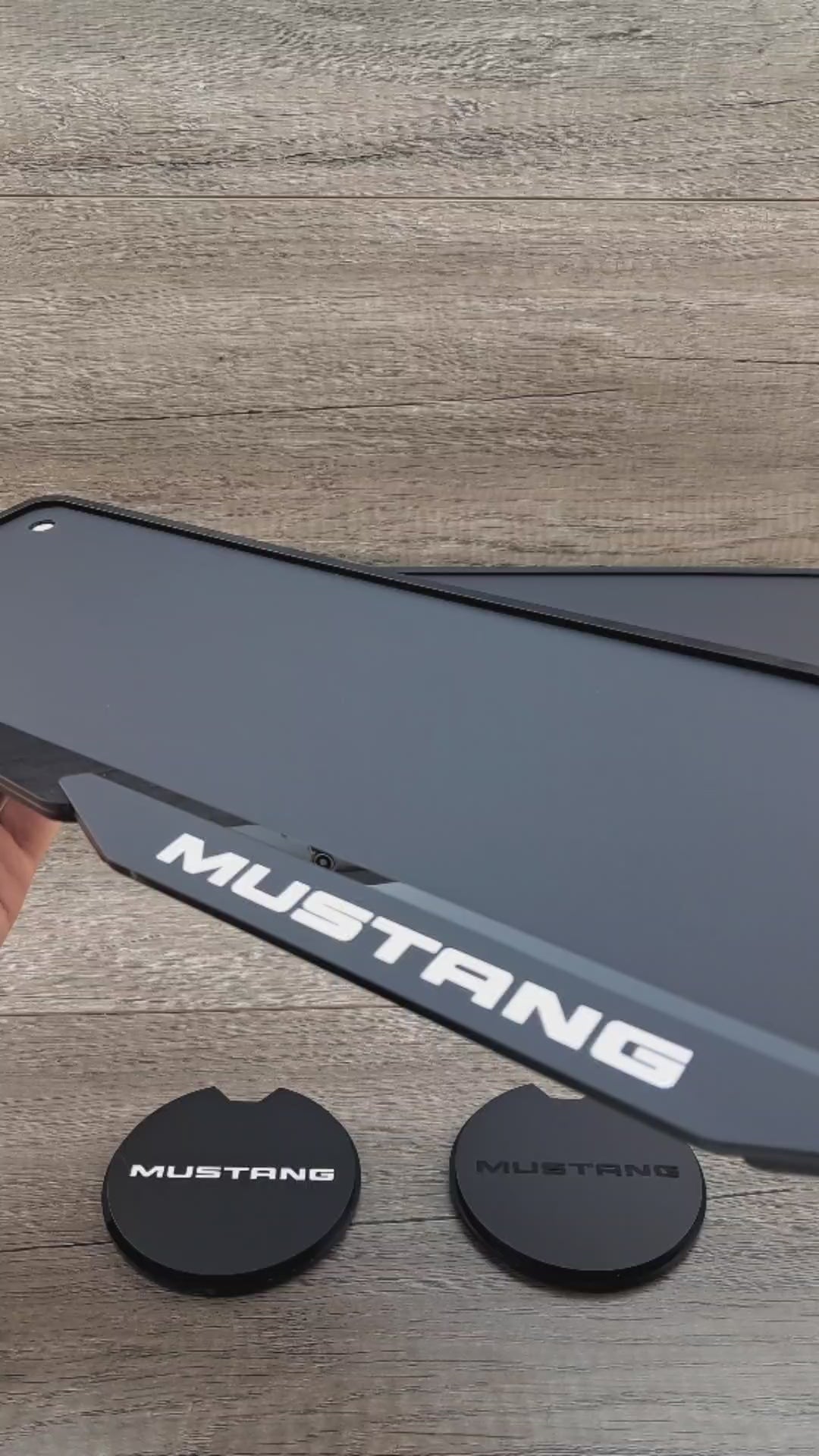 Ford Mustang Inspired Plate Holder