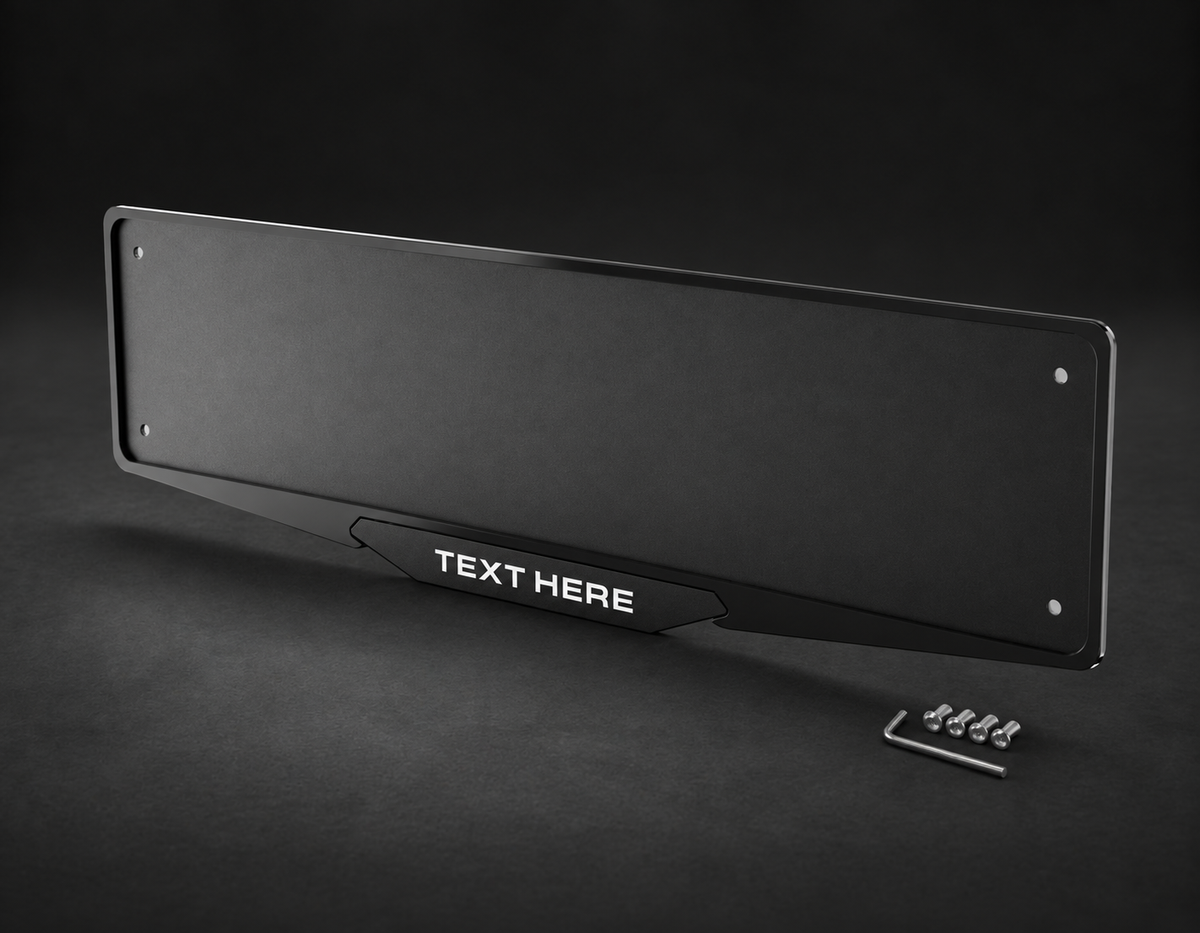 Add Your Text Plate Holders
