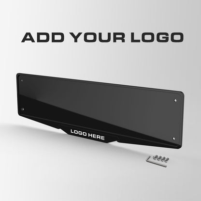 Add Your Logo - Gloss Black Plate Holder