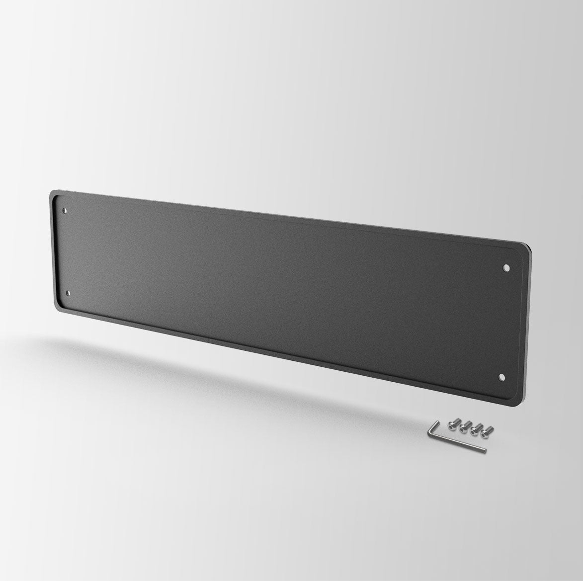 Minimalist Plate Holder (Matte Black)