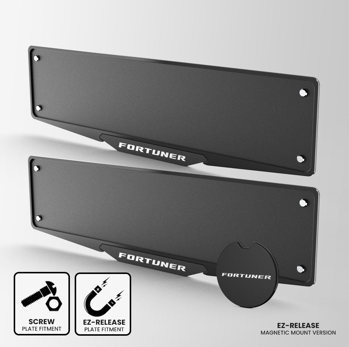 Toyota Fortuner Inspired Plate Holder