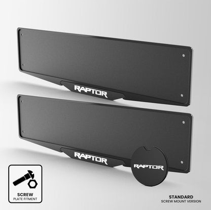 Ford Raptor Inspired Plate Holder