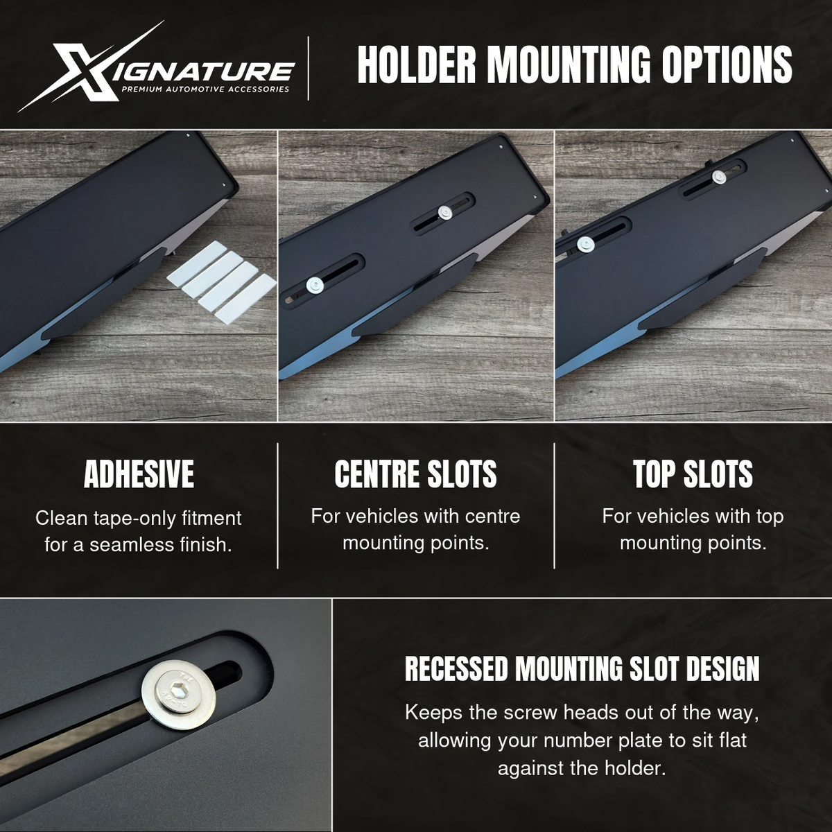 Xignature Plate Holder - for Volkswagen R
