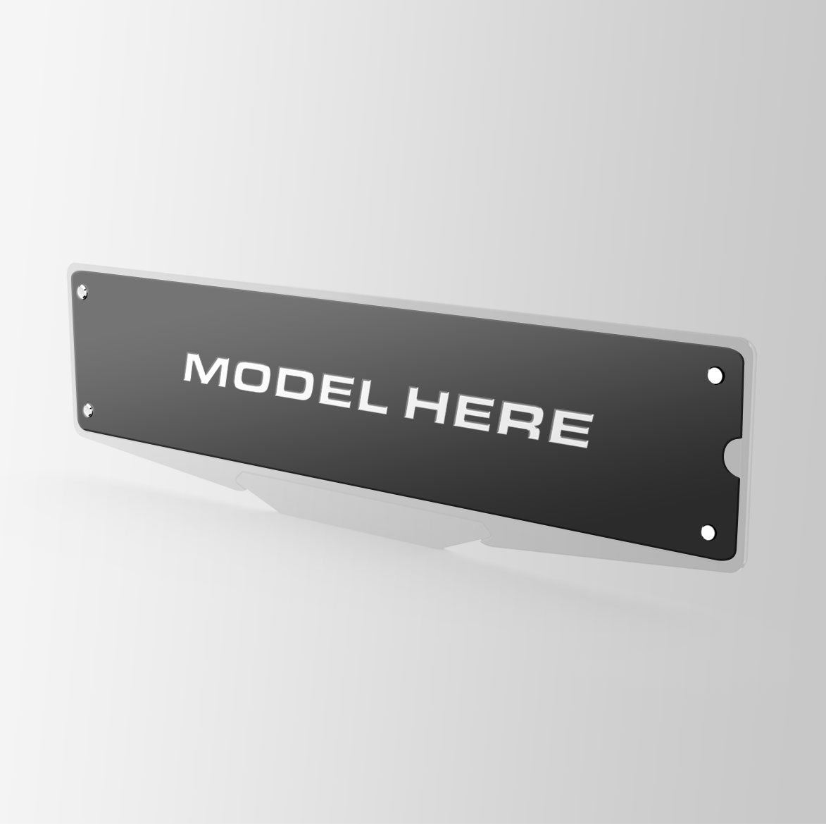 Add Your Car Model - Show Plate