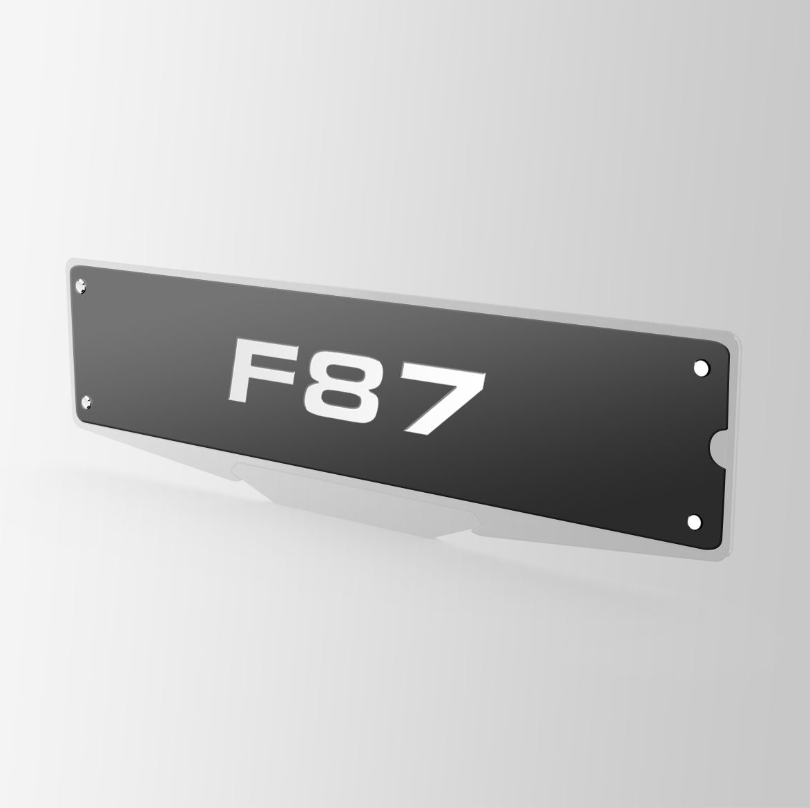F87 Platform Show Plate