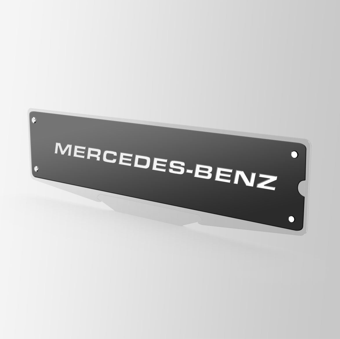 Mercedes-Benz Inspired Show Plate