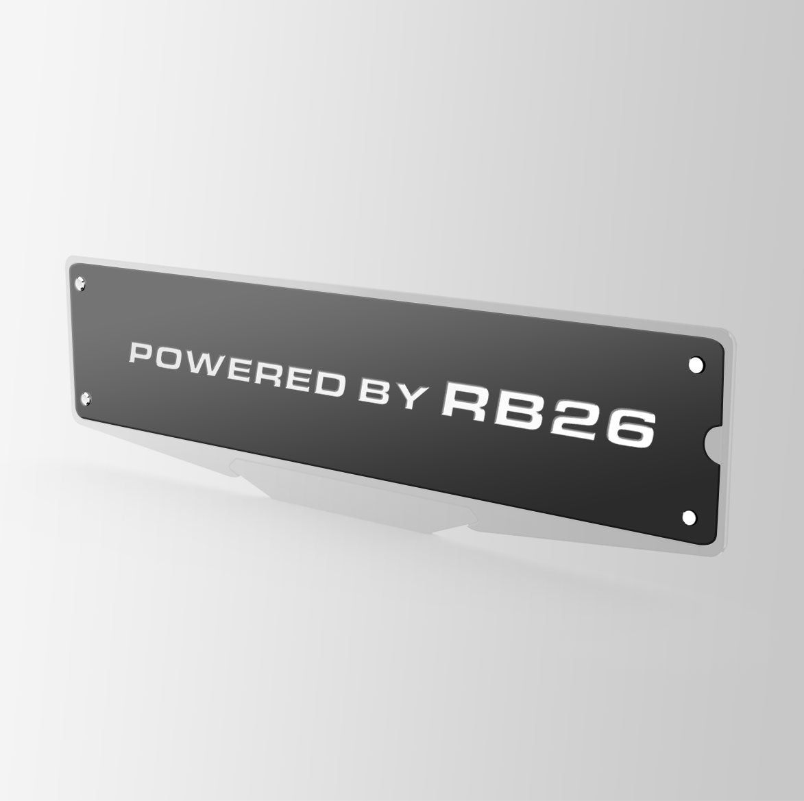 RB26DETT Engine Show Plate