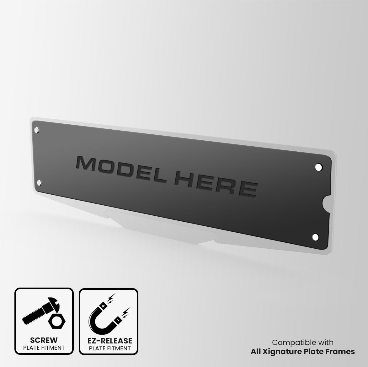 Add Your Car Model - Show Plate – Xignature Plates