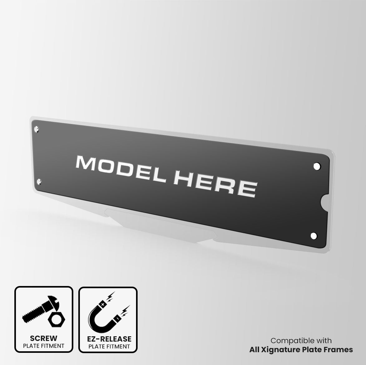 NEME入りWELCOME PLATE♡ Add Your Car Model - Show Plate – Xignature Plates