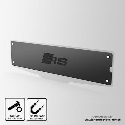 Audi RS Inspired Show Plate