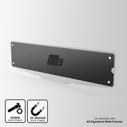 Audi S Inspired Show Plate