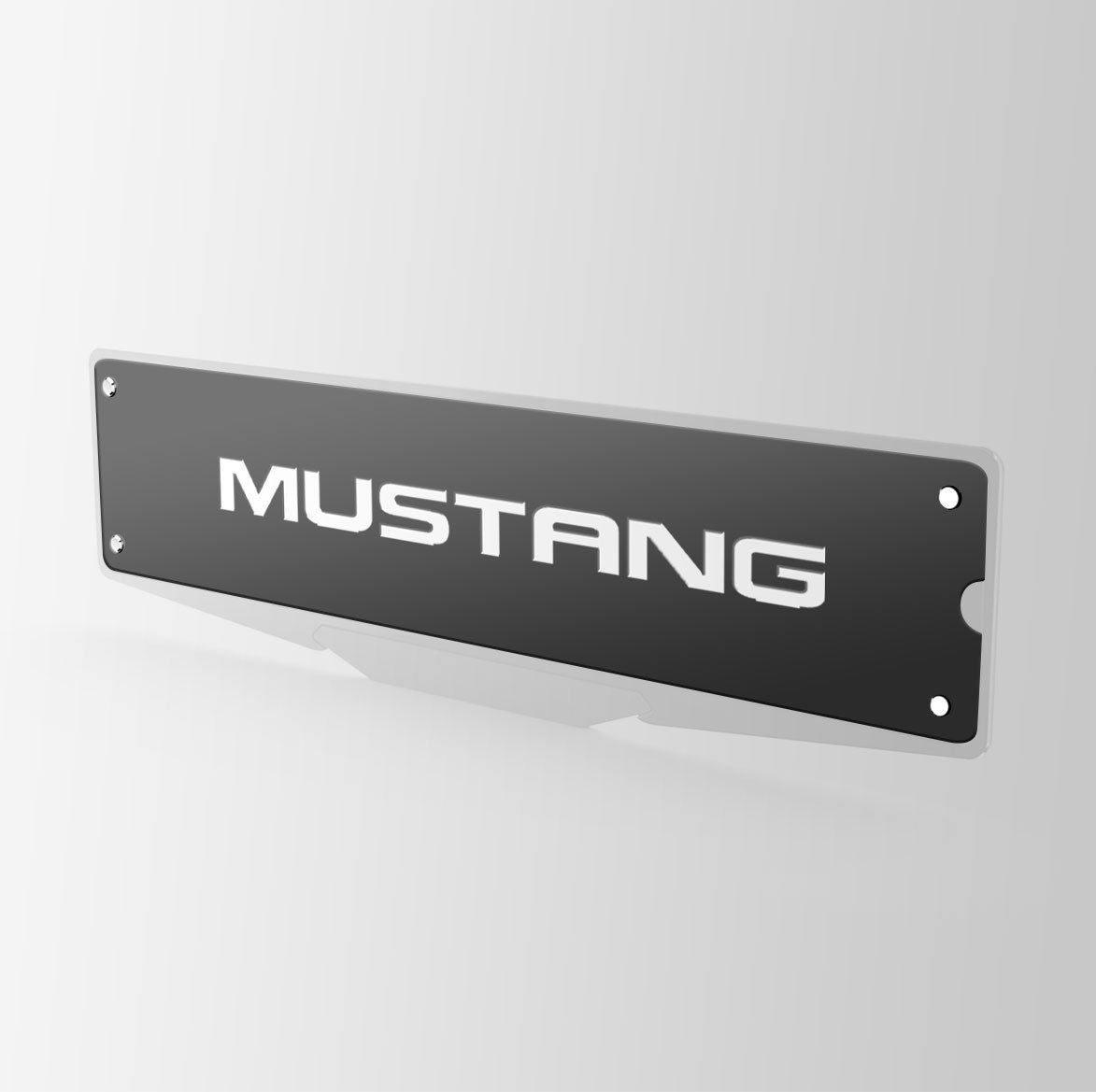 Ford Mustang Inspired Show Plate