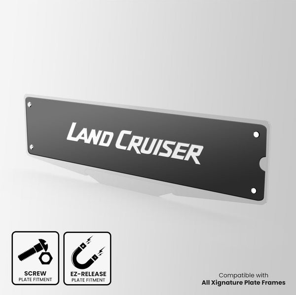 Toyota Land Cruiser Inspired Show Plate – Xignature Plates