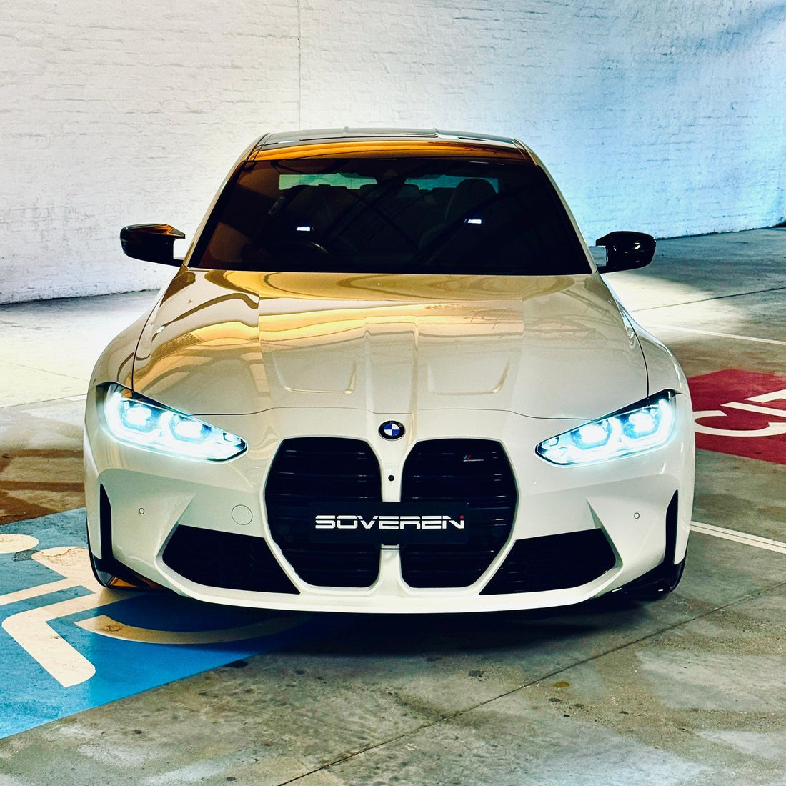 BMW M4 Front Licence Plate Bracket